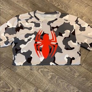 Men’s Under Armour Camo Spider-Man Workout Shirt